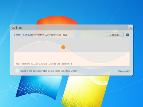 f.lux(自动护眼软件)
