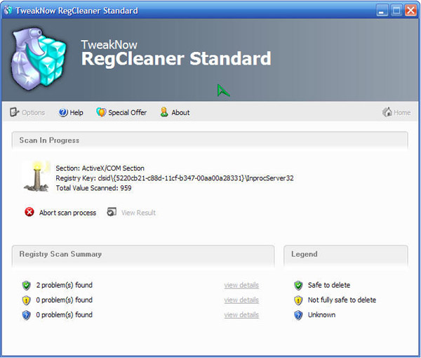 TweakNow RegCleaner Pro