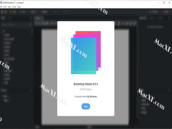 Bootstrap Studio(网页设计)v6.1.1 破解版