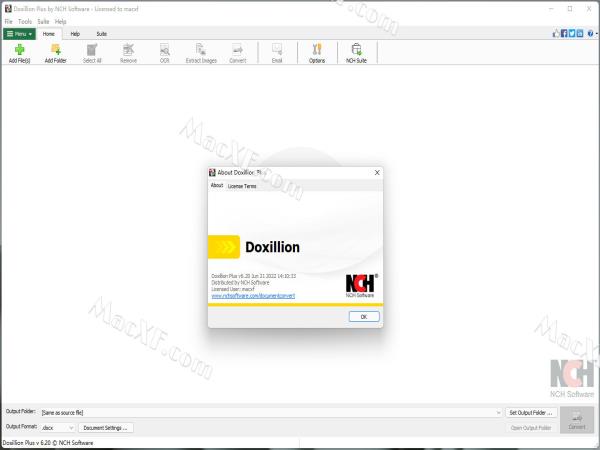 NCH Doxillion Plus(多格式文档文件转换器)v6.20 激活版