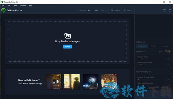 Topaz DeNoise AI 3 v3.0.1汉化破解版