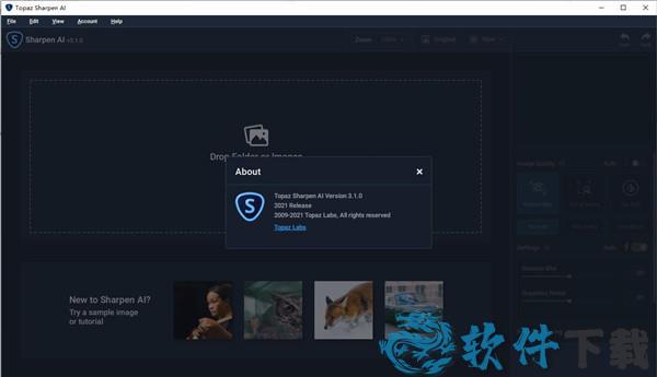 Topaz Sharpen AI 3 v3.1.0最新破解版