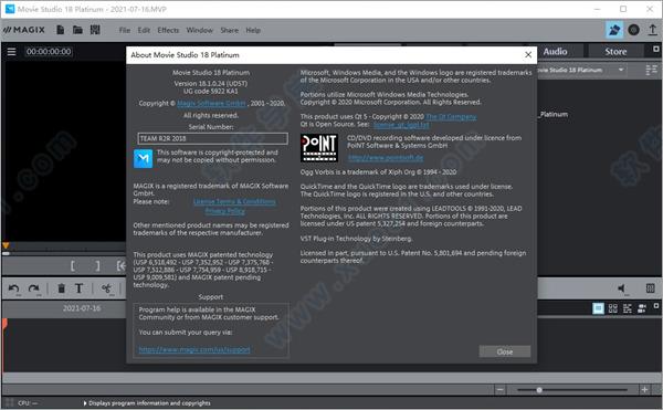 movie studio platinum v18.0破解版