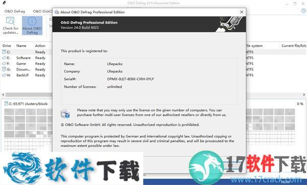 O&O Defrag Pro v24.0破解版(附安装教程+破解补丁)